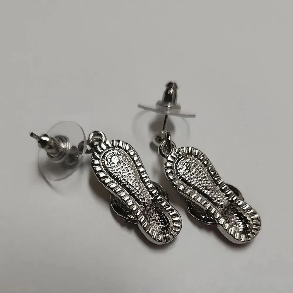 Red White and Blue Flip Flop Earrings